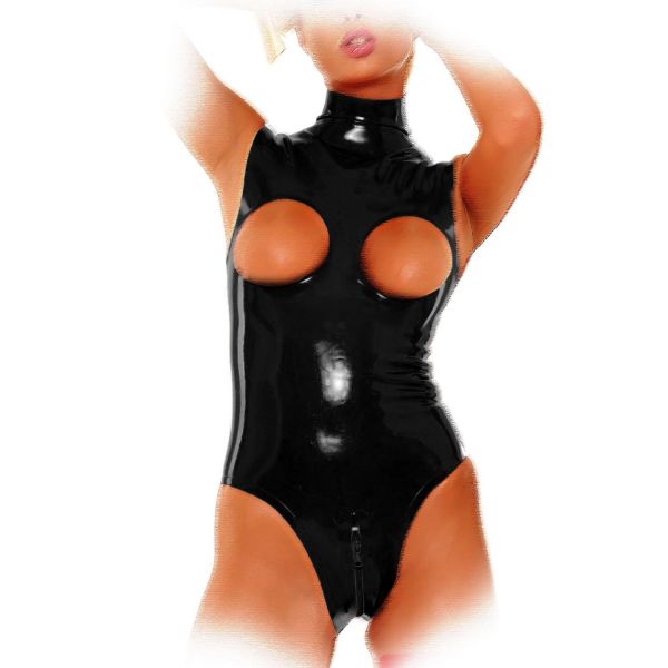 Anita Berg Latex Body mit Zip ouvert