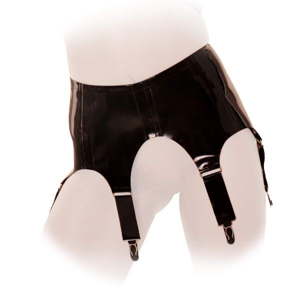 Anita Berg Latex Strapsgürtel mit Zip