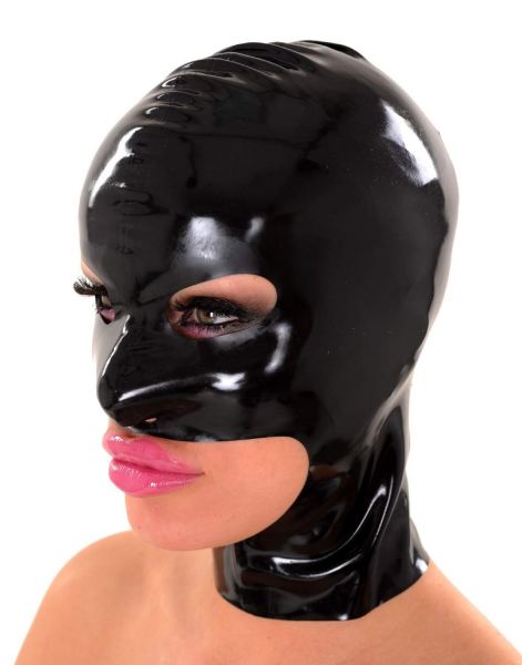 Anita Berg Latex Kopfmaske mit Augen-Mund-Kinn-Öffnung