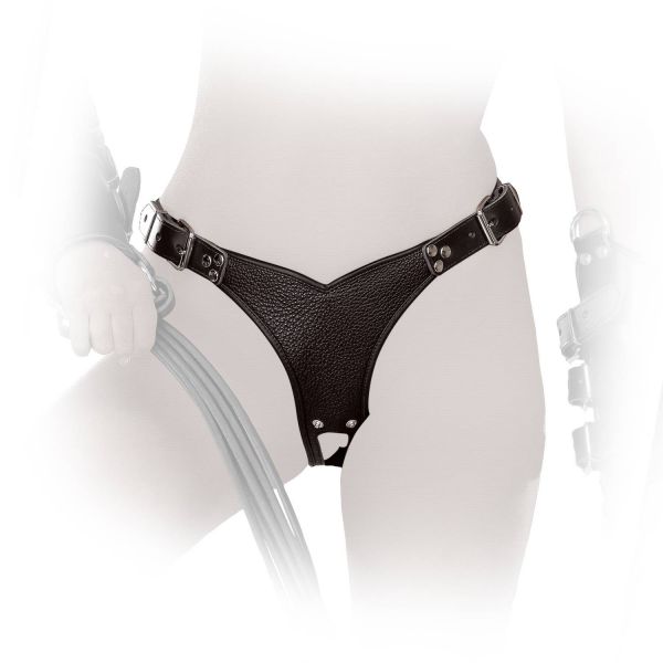 Ledapol Leder Dildo Penis Slip Harness