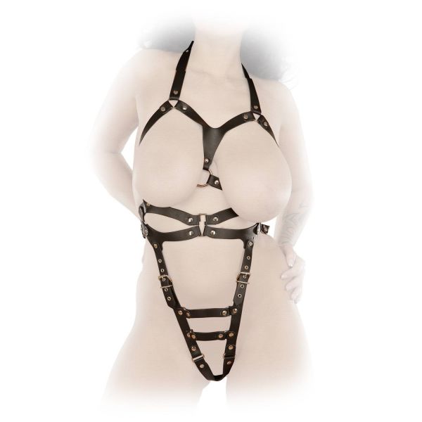 Ledapol Leder Harness Body extrem ouvert 