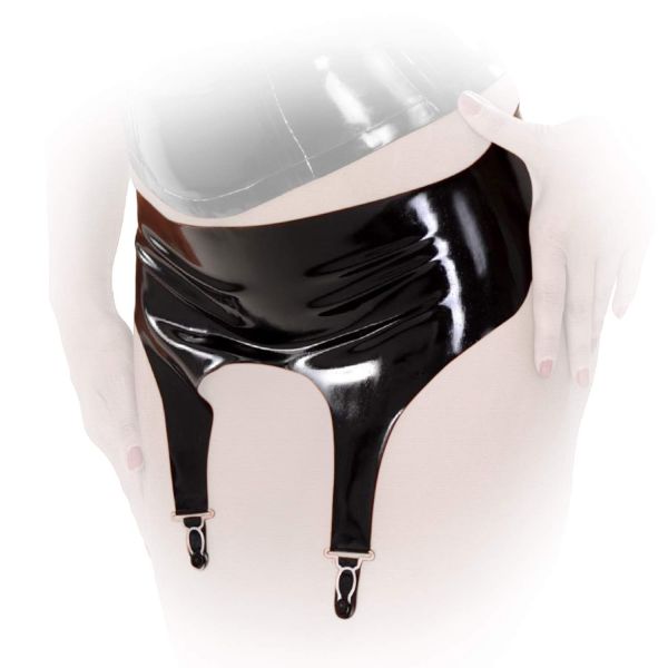 Anita Berg Latex Strapsgürtel mit Strapshaltern