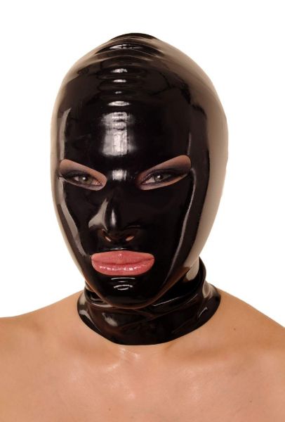 Anita Berg Latex Kopfmaske mit Augenöffnungen und Mundöffnungen