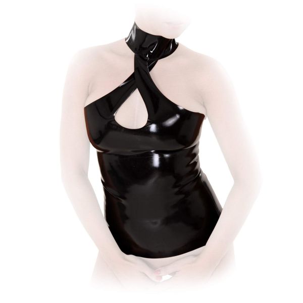 Anita Berg Latex Neckholder Shirt mit Halsband