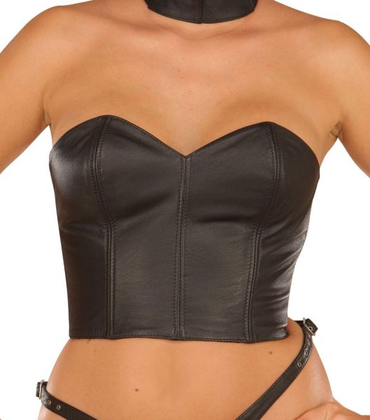 Ledapol Leder Schnür Bustier